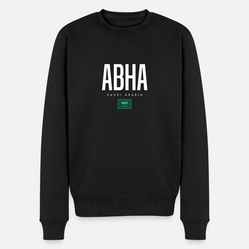Abha, Arabie saoudite - Pull Premium bio Homme - noir