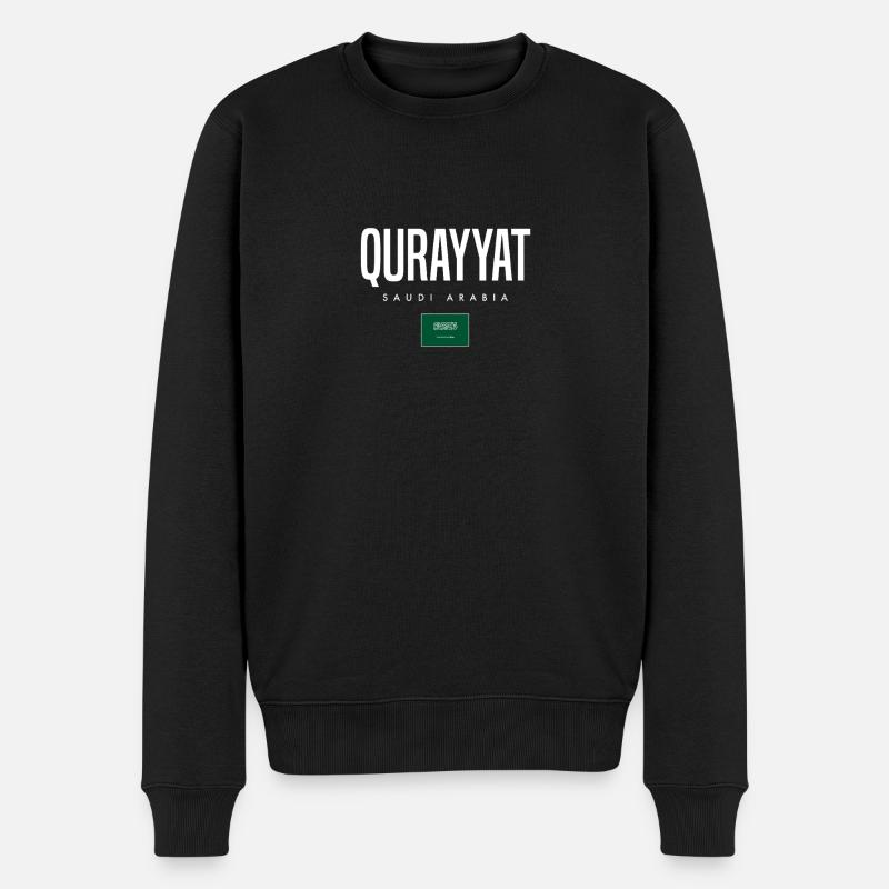 Qurayyat, Arabie saoudite - Pull Premium bio Homme - noir