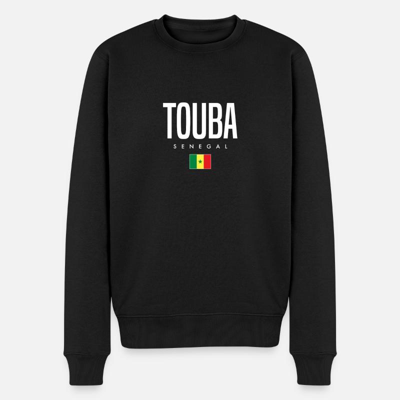 Touba Sénégal - Pull Premium bio Homme - noir