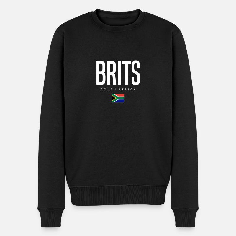 Britanniques Afrique du Sud - Pull Premium bio Homme - noir