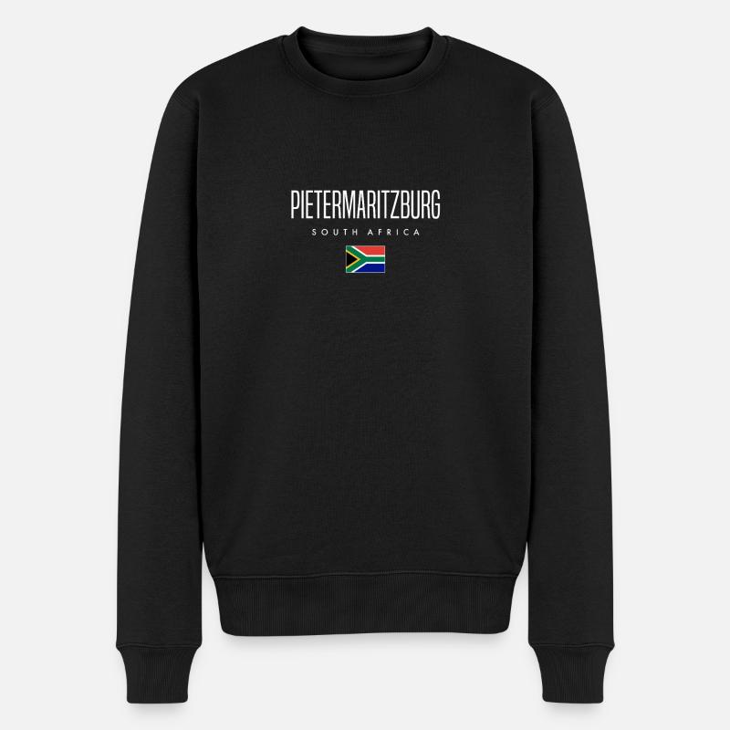 Pietermaritzburg Südafrika - Männer Premium Bio Pullover - Schwarz