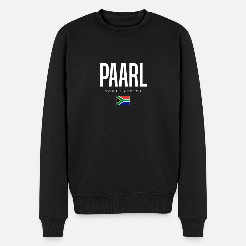 Paarl, Afrique du Sud - Pull Premium bio Homme - noir