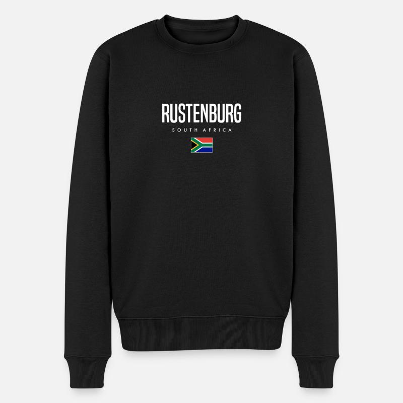 Rustenburg Südafrika - Männer Premium Bio Pullover - Schwarz