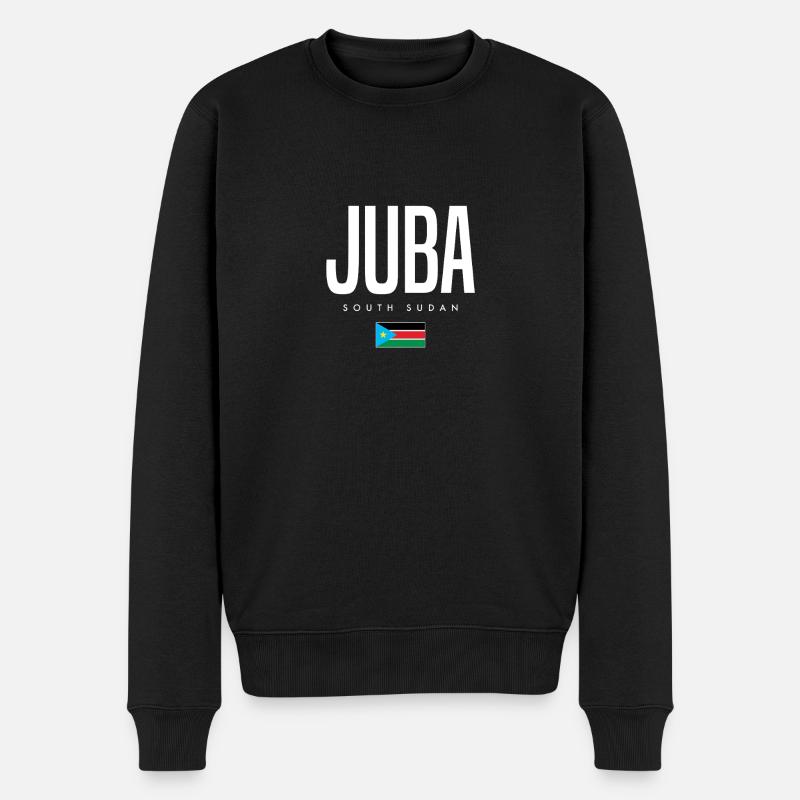 Juba Südsudan - Männer Premium Bio Pullover - Schwarz