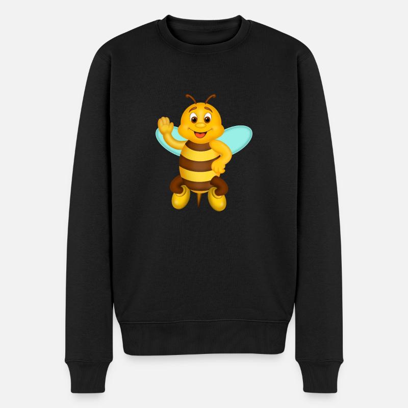 Le HAPBEE - Pull Premium bio Homme - noir