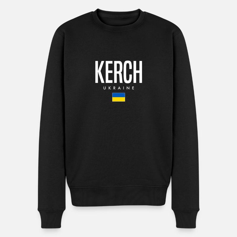 Kertch, Ukraine - Pull Premium bio Homme - noir