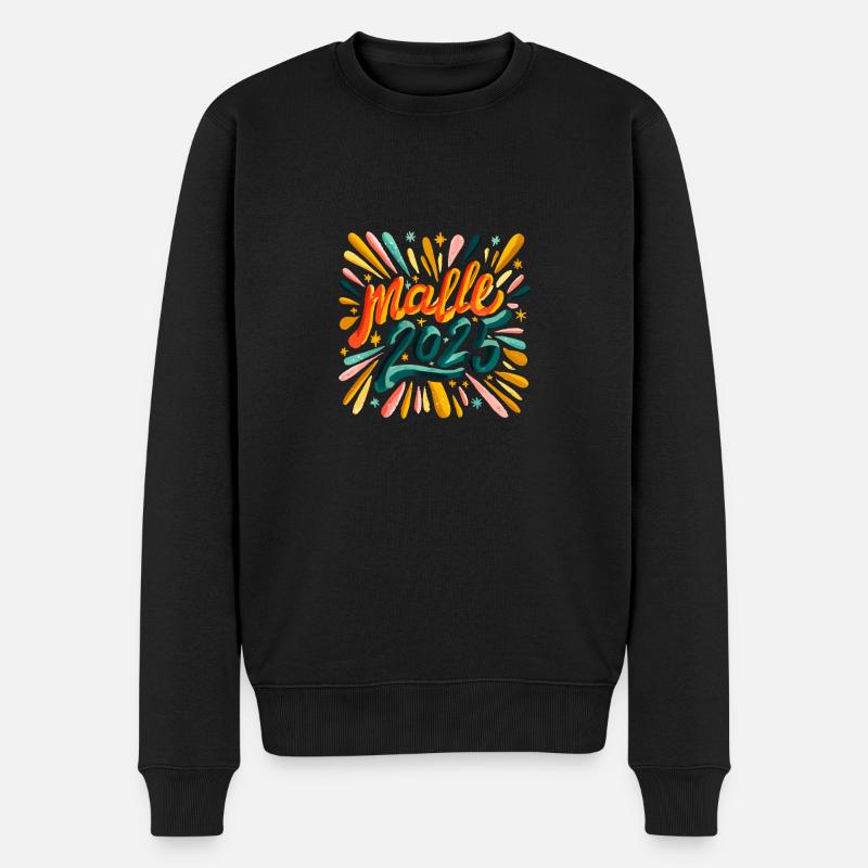 Tourisme Malle 2025 Majorque - Pull Premium bio Homme - noir