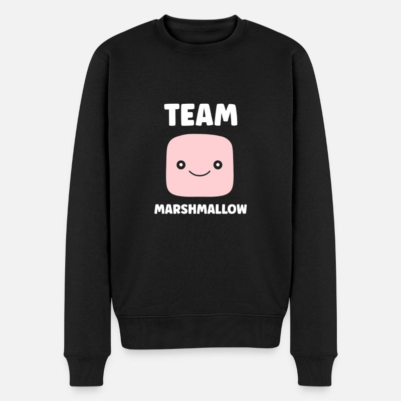 marshmallow - Pull Premium bio Homme - noir