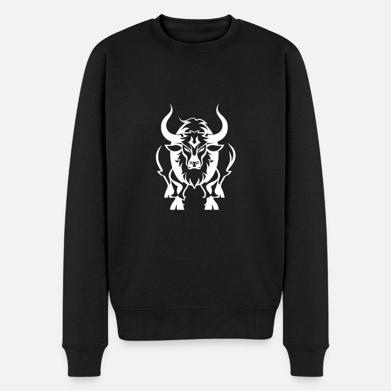 Minotauros - Männer Premium Bio Pullover - Schwarz