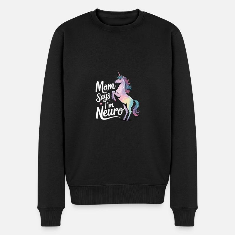 Neuroplongeurs - Pull Premium bio Homme - noir