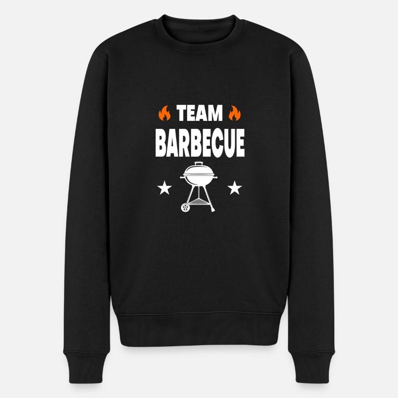 team barbecue bbq grille - Pull Premium bio Homme - noir