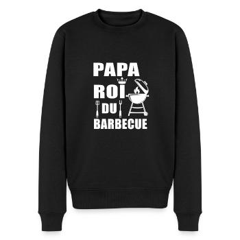 bbq roi barbecue papa gril - Pull Premium bio Homme - noir - Devant - Nico (187cm)