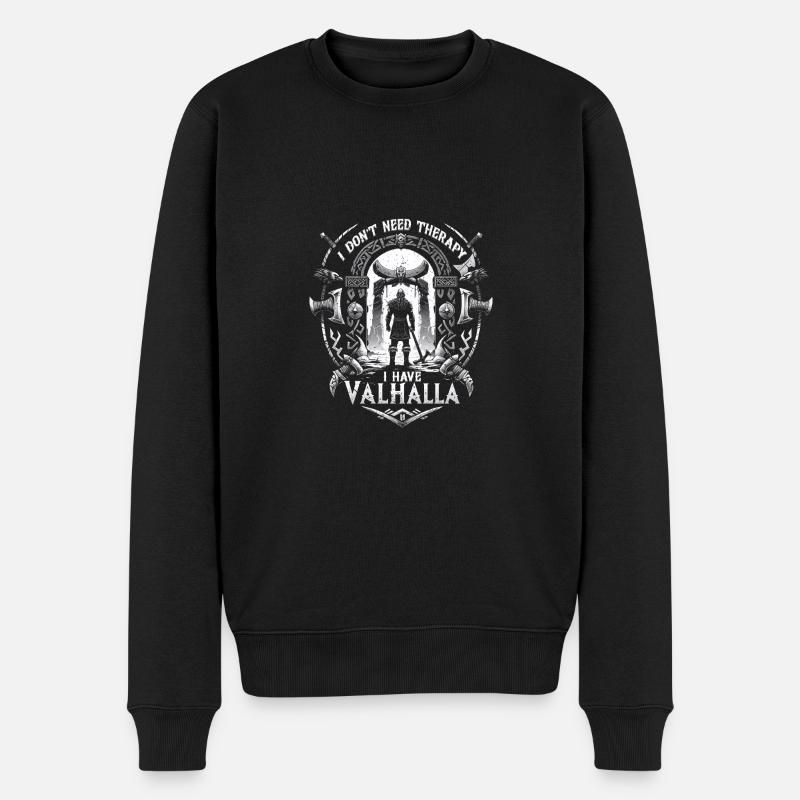 Culture païenne viking - Pull Premium bio Homme - noir