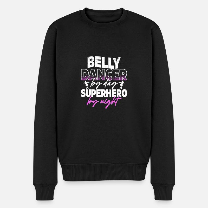 Belly Dance Belly Dancer - Men's Premium Organic Jumper - black