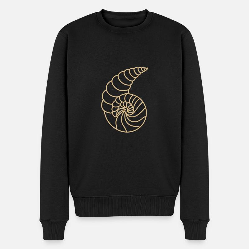 coquillage - Pull Premium bio Homme - noir