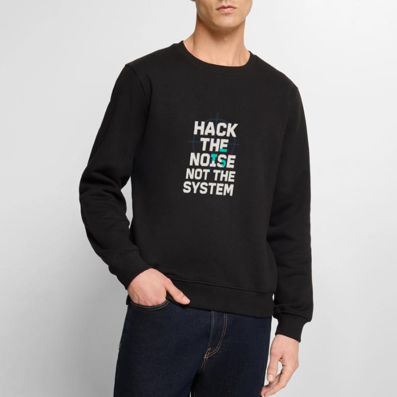 Cybersecurity Info Sec White Hat Hacker Ethical Men's Premium Organic Jumper