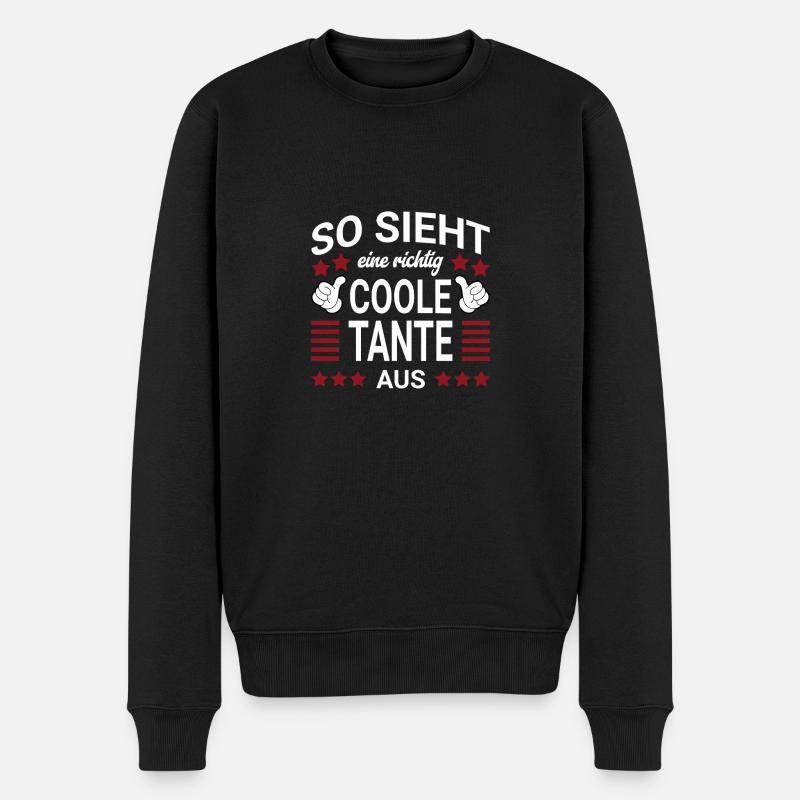 Style tante cool - Pull Premium bio Homme - noir