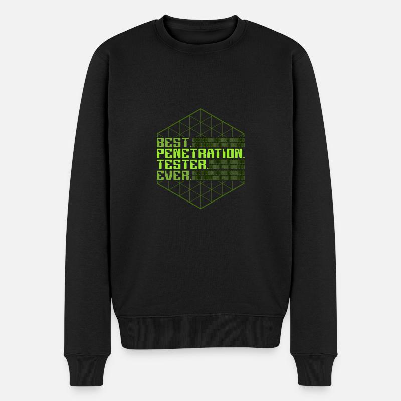 Penetrationstester Pentest Pentester - Männer Premium Bio Pullover - Schwarz