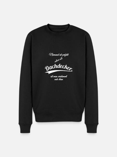 Dachdecker - Männer Premium Bio Pullover - Schwarz