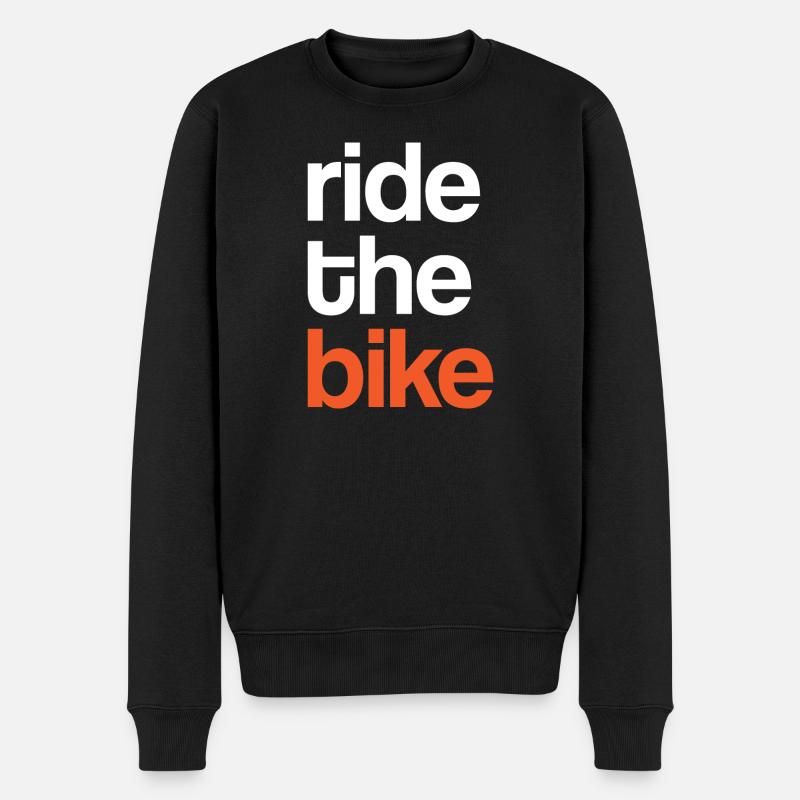 Faire du vélo - Pull Premium bio Homme - noir