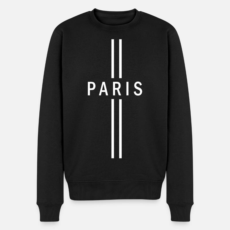 Black Line Wetten - Männer Premium Bio Pullover - Schwarz