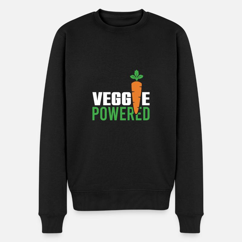 Dicton végétarien végétalien - Pull Premium bio Homme - noir