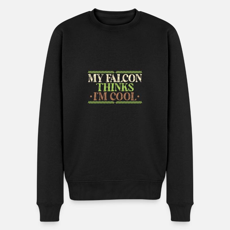 falknerei sport - Männer Premium Bio Pullover - Schwarz