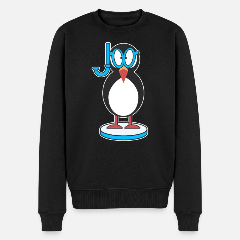 Puffin Puffin Puffin Tuba - Pull Premium bio Homme - noir