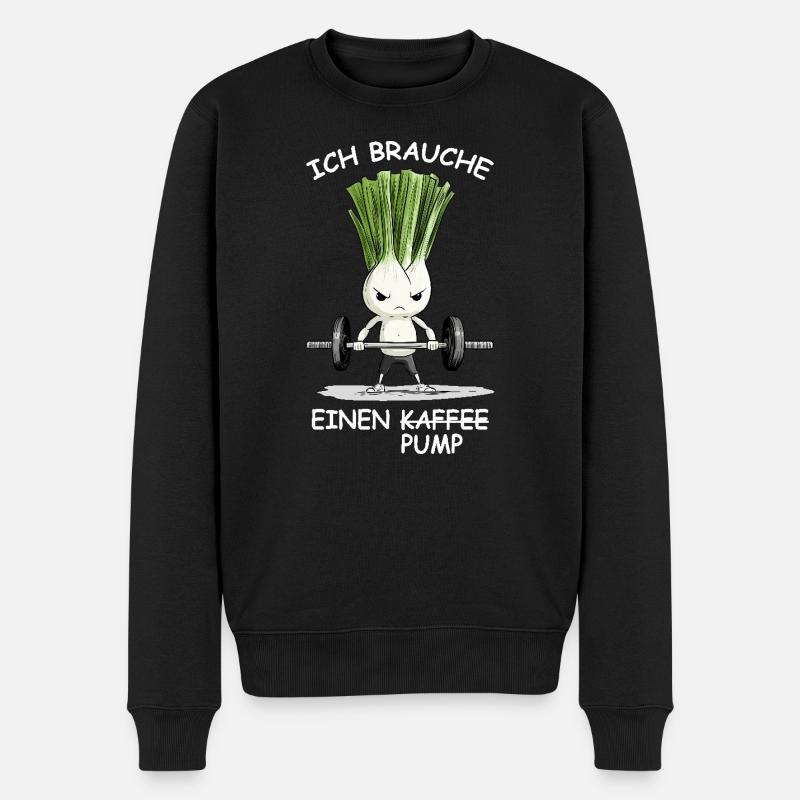 Gymnase - Pull Premium bio Homme - noir