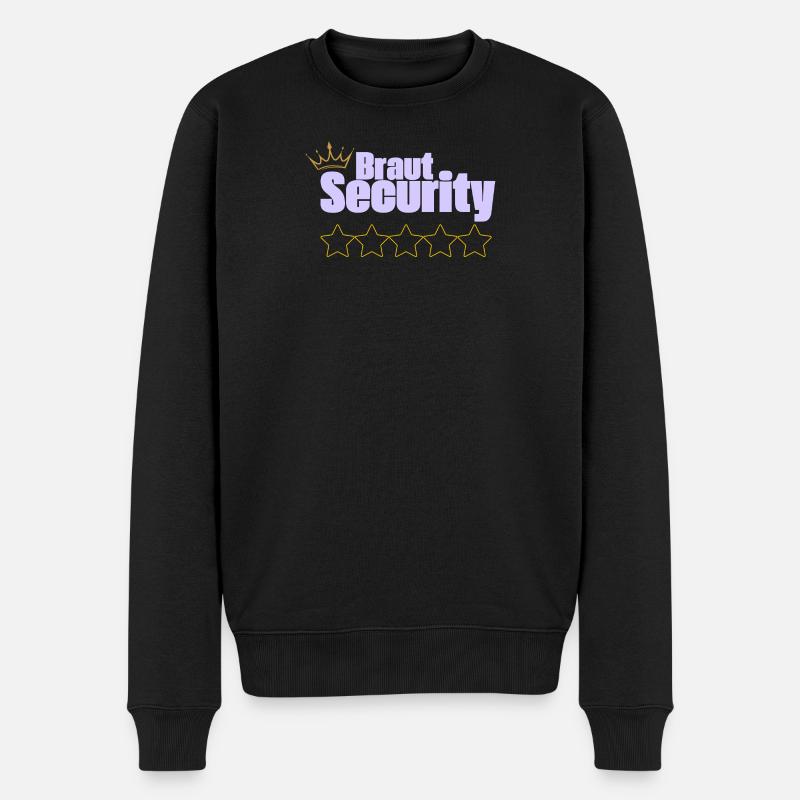 unnamed - Männer Premium Bio Pullover - Schwarz