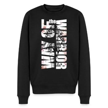 Samouraï Voie du Guerrier - Pull Premium bio Homme - noir - Devant - Nico (187cm)