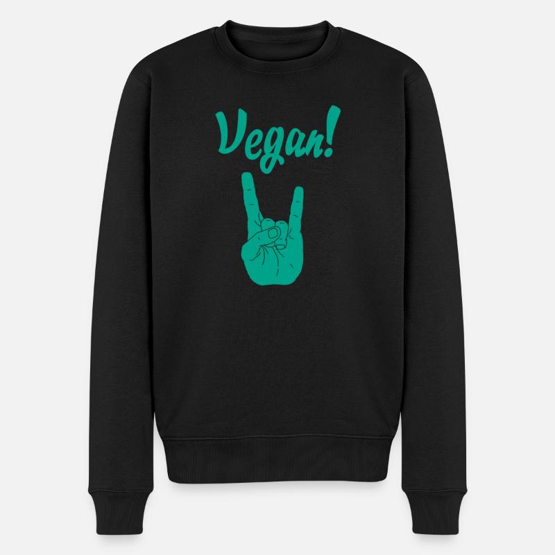 Vegan - Pull Premium bio Homme - noir