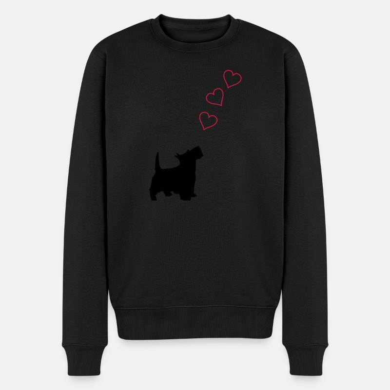 petit chien - Pull Premium bio Homme - noir