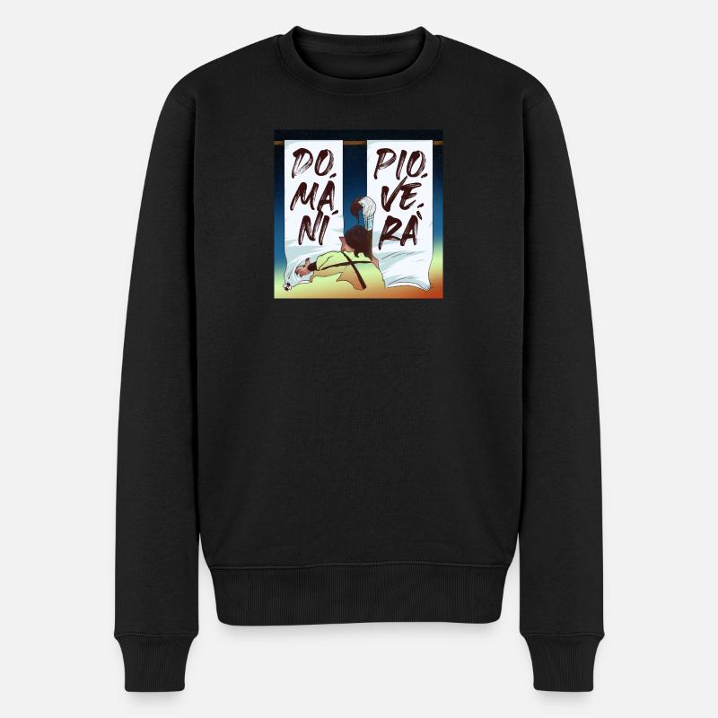 Demain, il pleuvra - Pull Premium bio Homme - noir