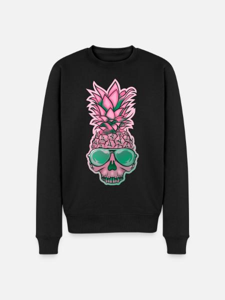 Crâne d'Ananas 2 - Pull Premium bio Homme - noir