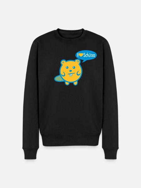 Mr. Biber - Männer Premium Bio Pullover - Schwarz