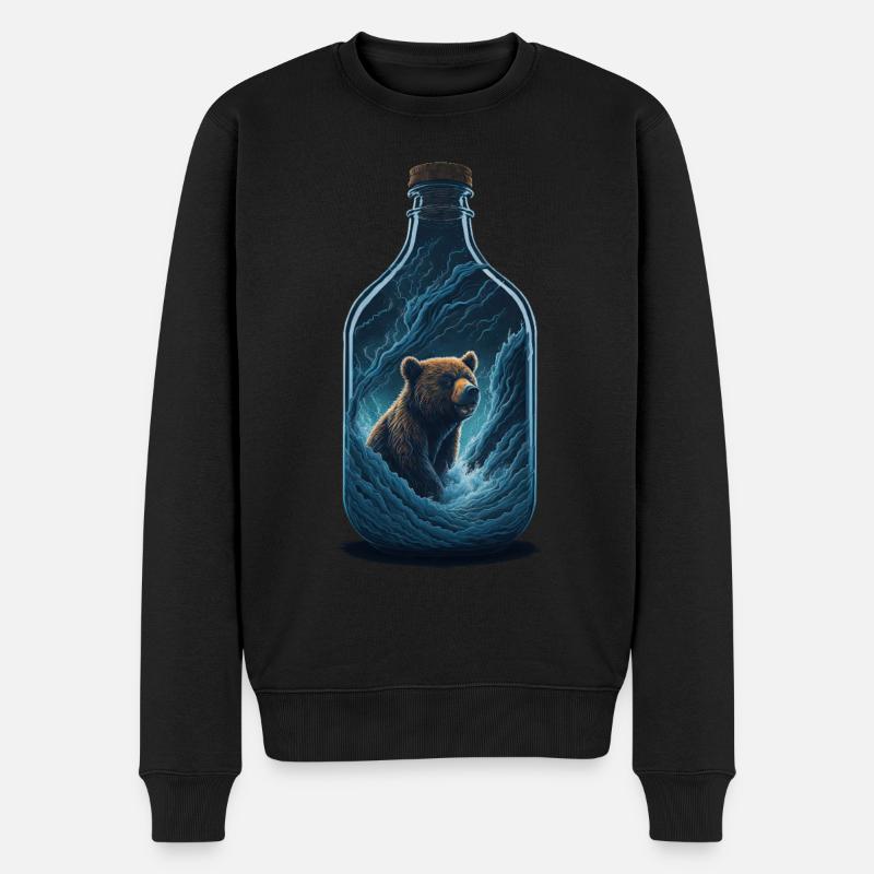 Ours - Pull Premium bio Homme - noir