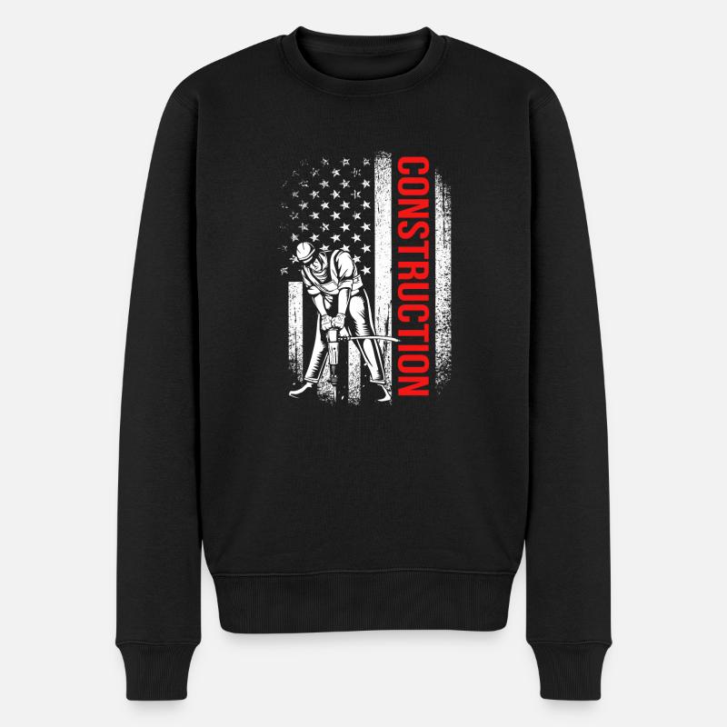 Chantier de construction - Pull Premium bio Homme - noir