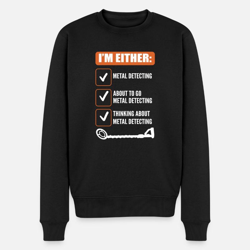 Détecteur de métaux - Pull Premium bio Homme - noir