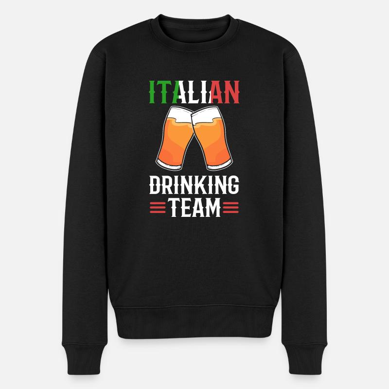 Italie - Pull Premium bio Homme - noir