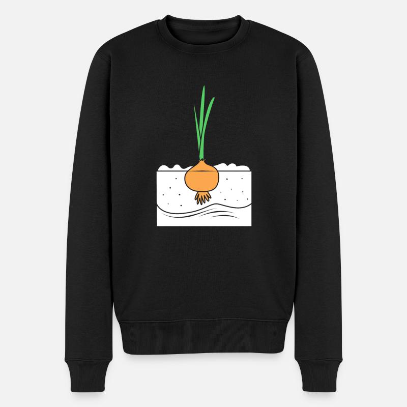 Oignon - Pull Premium bio Homme - noir