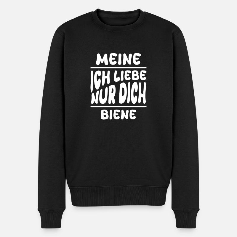 Mme Abeille - Pull Premium bio Homme - noir