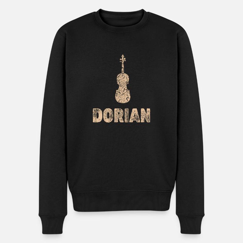 Geschenk für Dorian - Männer Premium Bio Pullover - Schwarz
