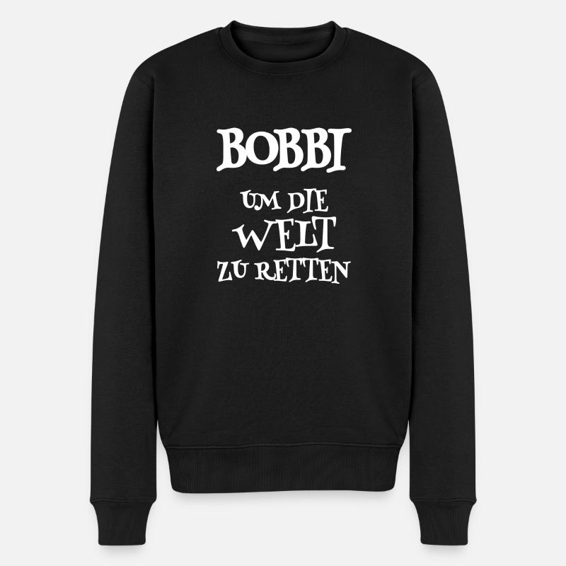 Sauveteur Bobbi - Pull Premium bio Homme - noir