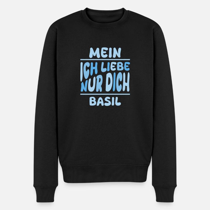 Basilic - Pull Premium bio Homme - noir