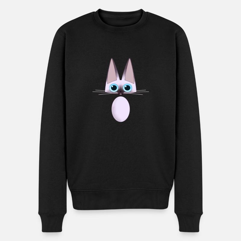 Chat siamois - Pull Premium bio Homme - noir