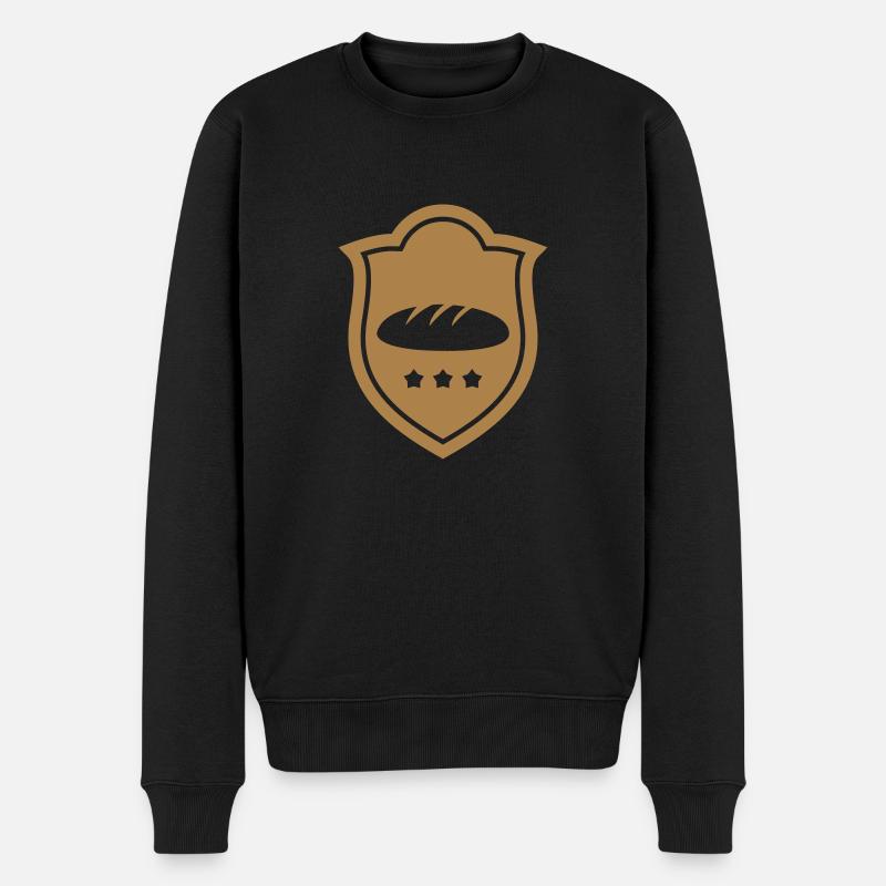 Boulanger - Boulangerie - Pull Premium bio Homme - noir