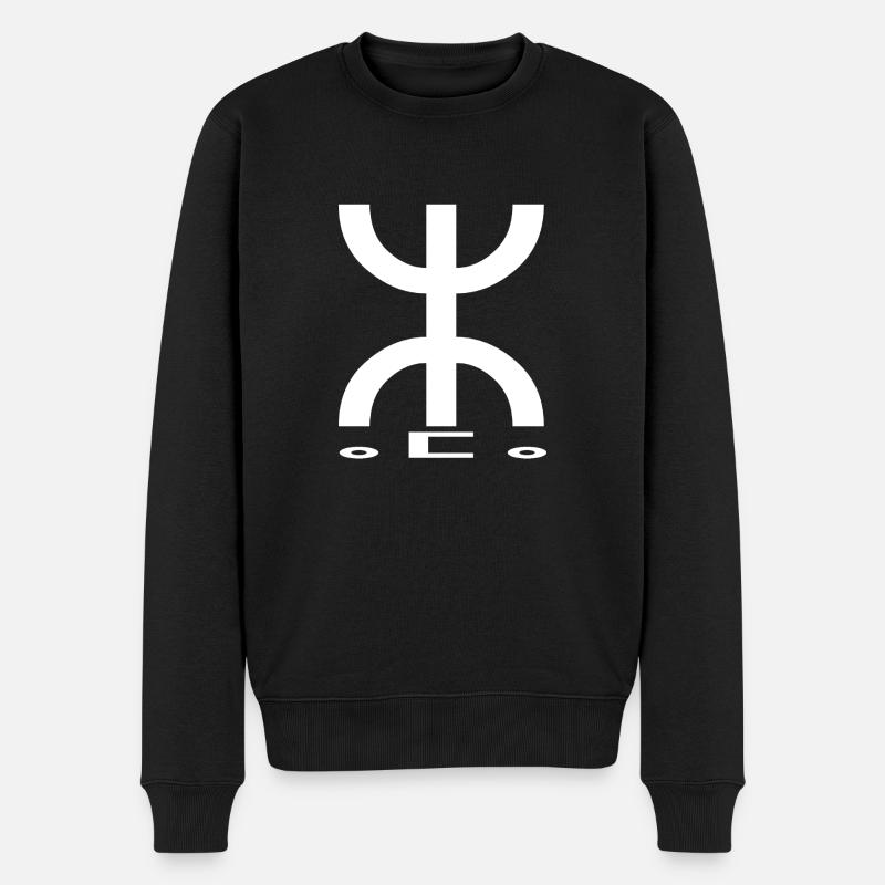 kabyle amazigh - Pull Premium bio Homme - noir