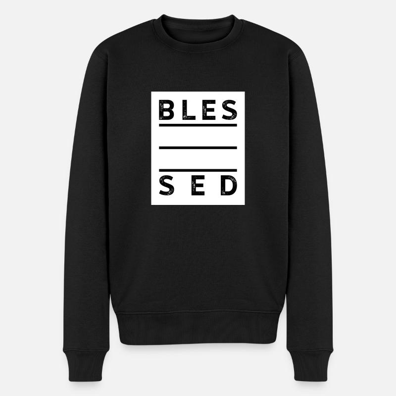Proverbes chrétiens - Pull Premium bio Homme - noir