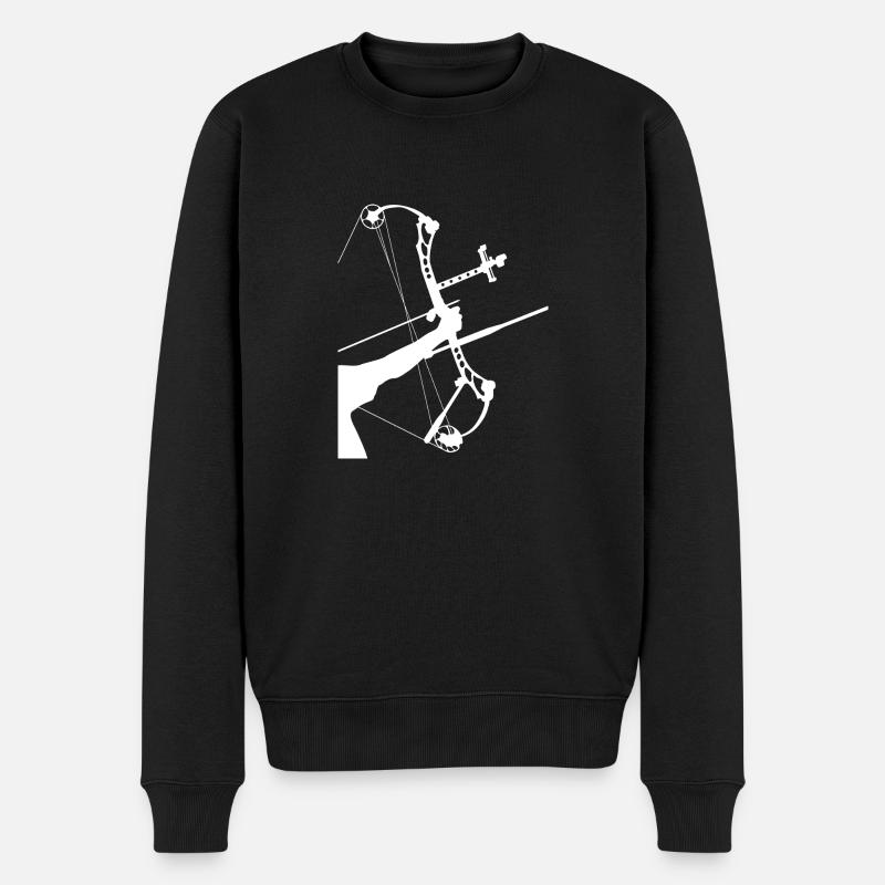 ArcLab Archer arc à poulie Compound Archer W - Pull Premium bio Homme - noir